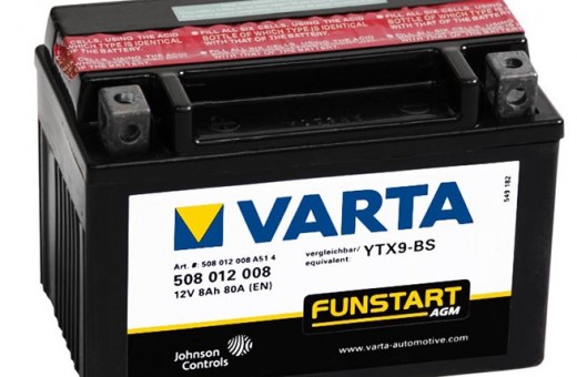 Аккумулятор Varta AGM YTХ9-BS 508012